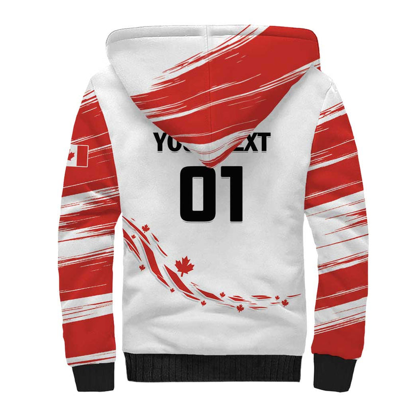 Custom Canada Hockey Canada Owns Hockey Sherpa Hoodie