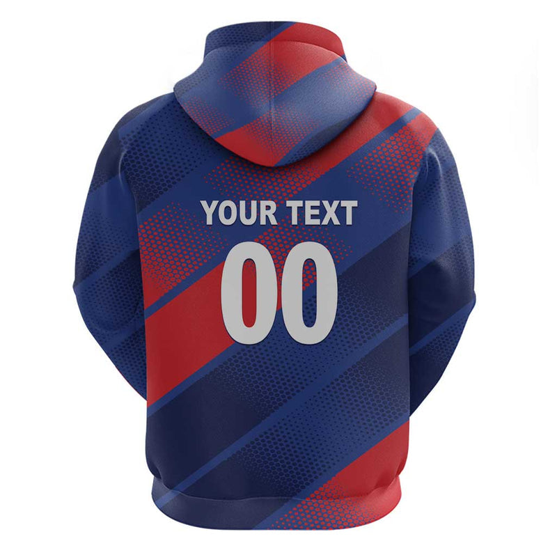 Custom England Cricket Come On Three Lions Hoodie