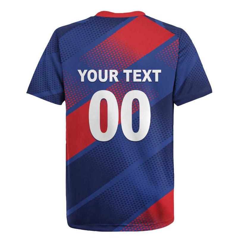 Custom England Cricket Come On Three Lions Rugby Jersey