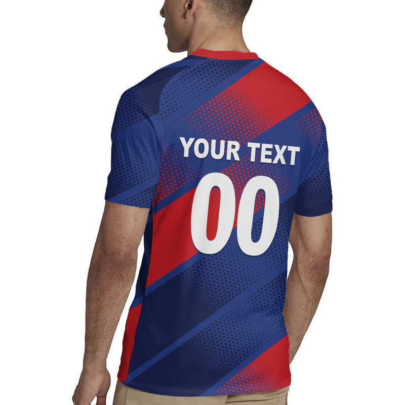 Custom England Cricket Come On Three Lions Rugby Jersey