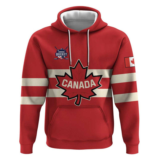 Custom Canada Hockey Canada Team Go Champions Hoodie