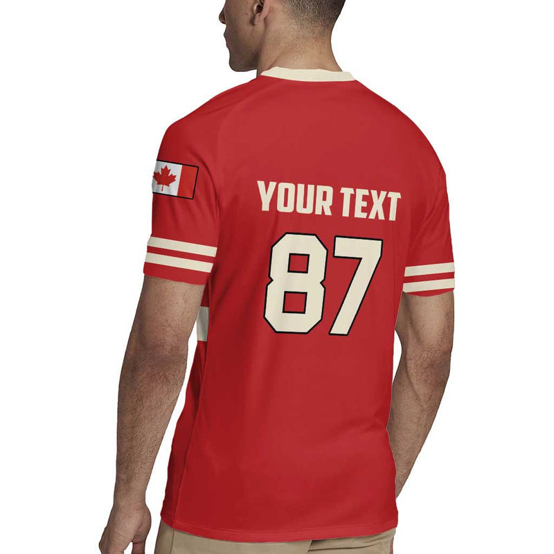 Custom Canada Hockey Canada Team Go Champions Rugby Jersey