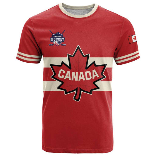 Custom Canada Hockey Canada Team Go Champions T Shirt