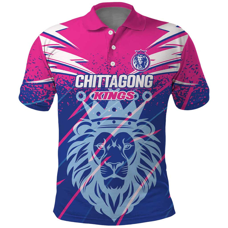 Custom Chittagong Cricket Faith Honour Strength Polo Shirt