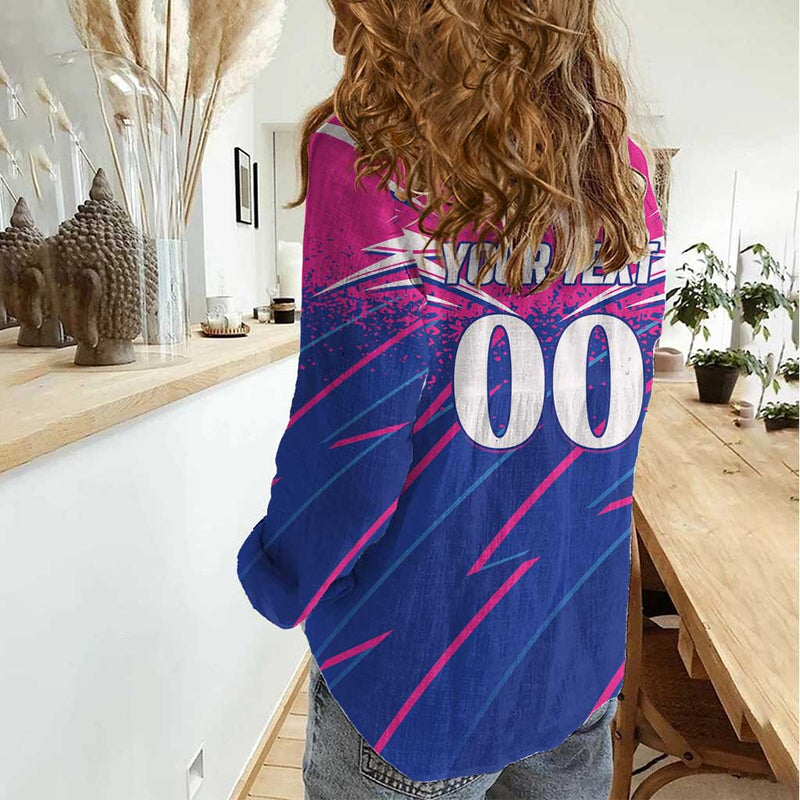 Custom Chittagong Cricket Faith Honour Strength Women Casual Shirt