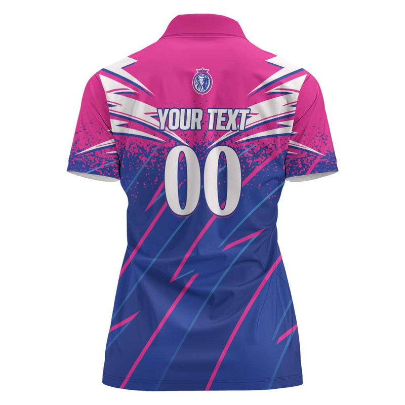 Custom Chittagong Cricket Faith Honour Strength Women Polo Shirt