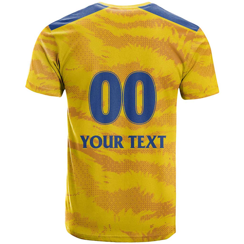Custom Chennai 2025 Cricket Super Kings Yellow Army Lions Champion T Shirt