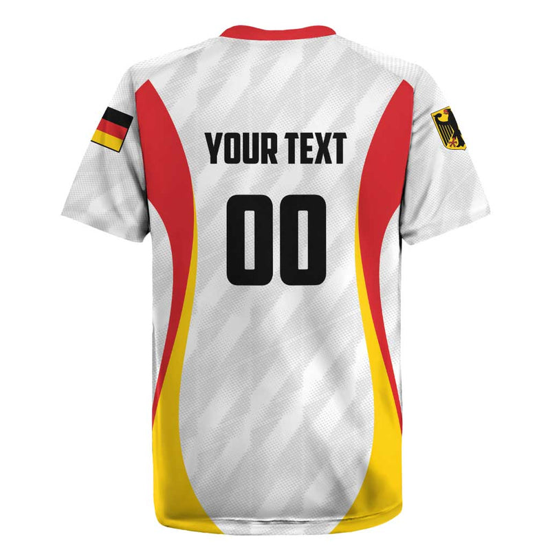 Custom Germany 2025 Champions Basketball White Rugby Jersey