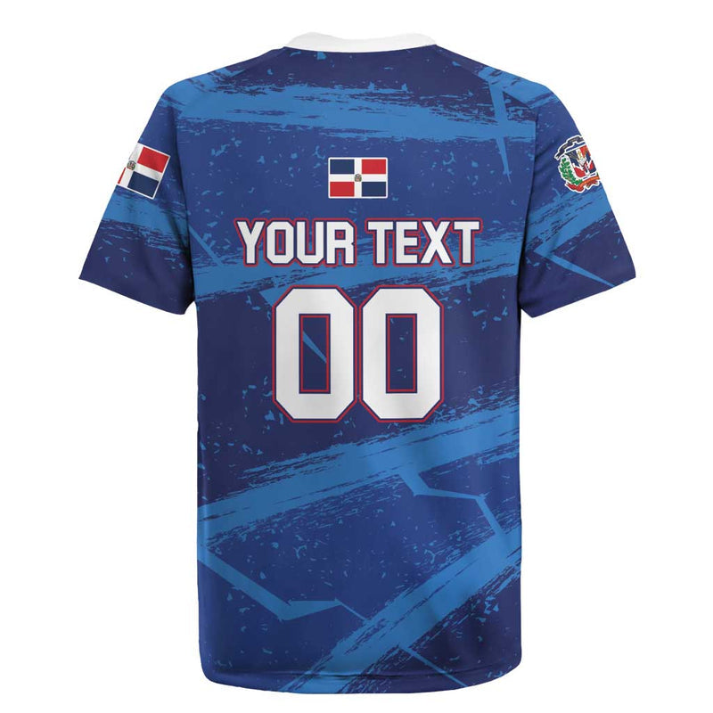 Custom Dominican Republic Basketball Enjoy The Game Rugby Jersey