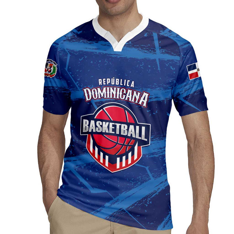 Custom Dominican Republic Basketball Enjoy The Game Rugby Jersey