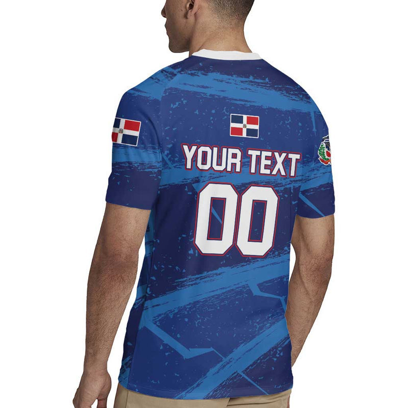 Custom Dominican Republic Basketball Enjoy The Game Rugby Jersey