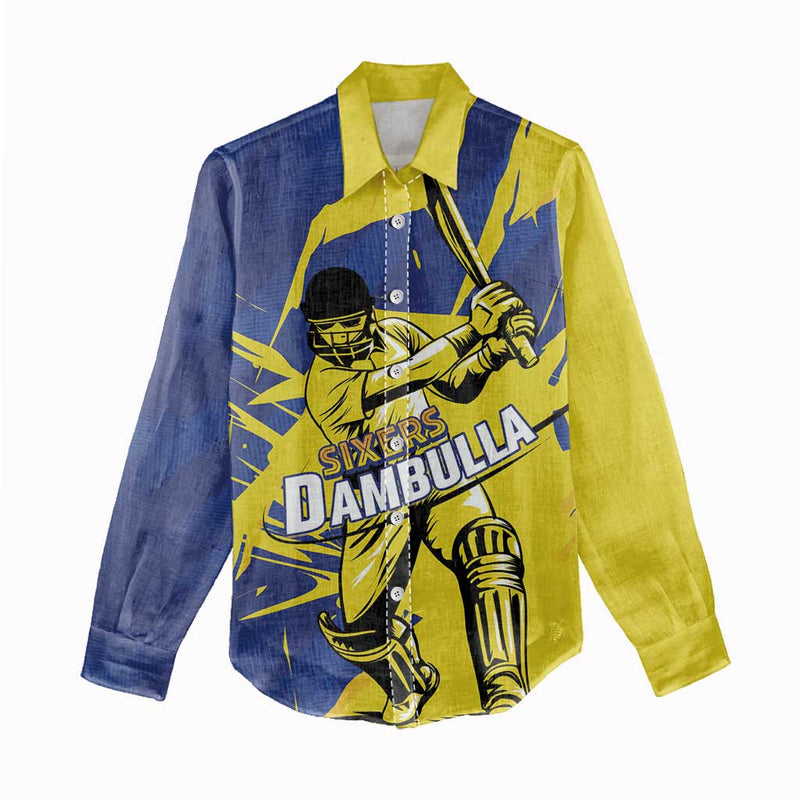 Custom Dambulla Cricket Sixers Ignite The Pride Women Casual Shirt