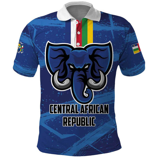 Custom Central African Republic Football Go Les Fauves Polo Shirt