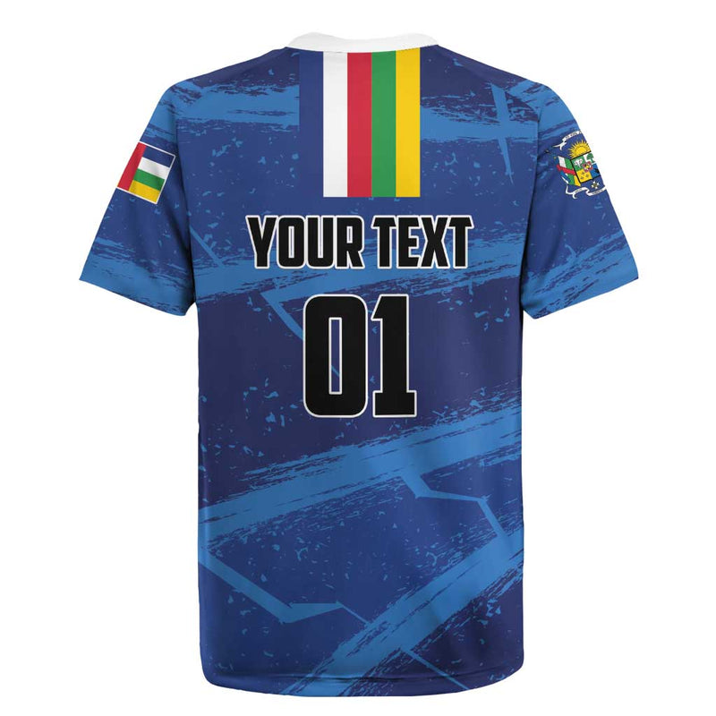 Custom Central African Republic Football Go Les Fauves Rugby Jersey