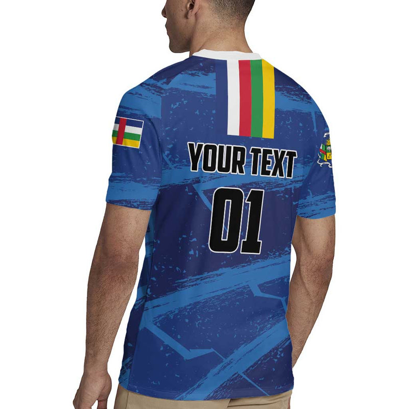 Custom Central African Republic Football Go Les Fauves Rugby Jersey