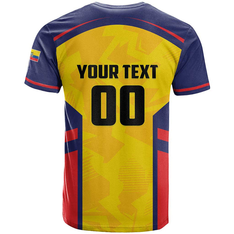 Custom Ecuador Rugby Los Piqueros Go Champions T Shirt