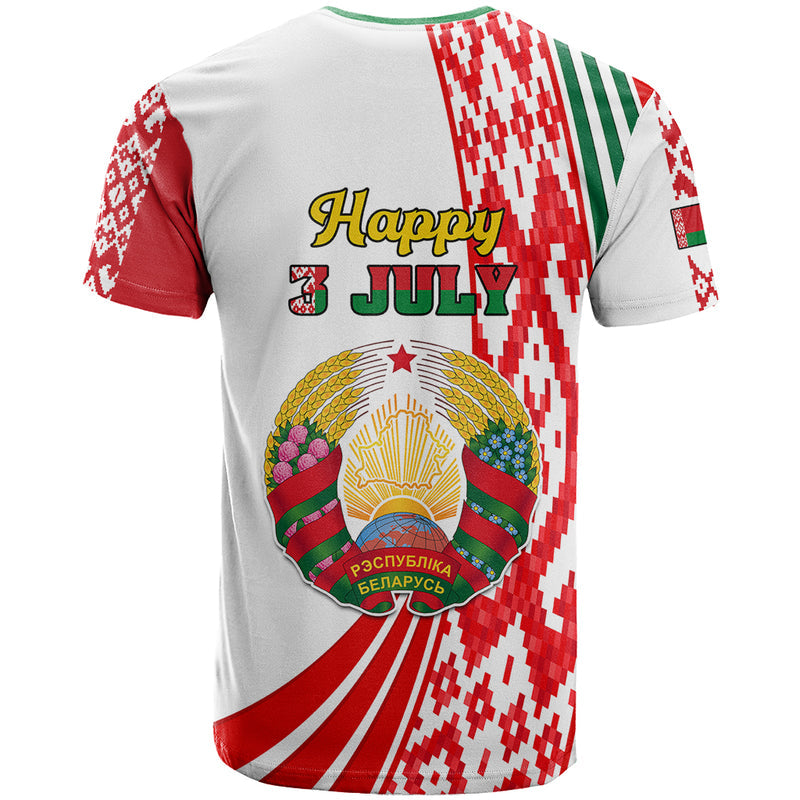 3 July Belarus Independence Day Belarusian Flag Style Special Version T Shirt