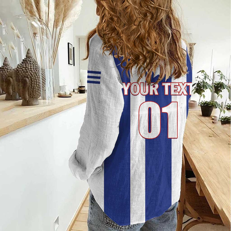 Custom Cuba Football Los Leones del Caribe Women Casual Shirt