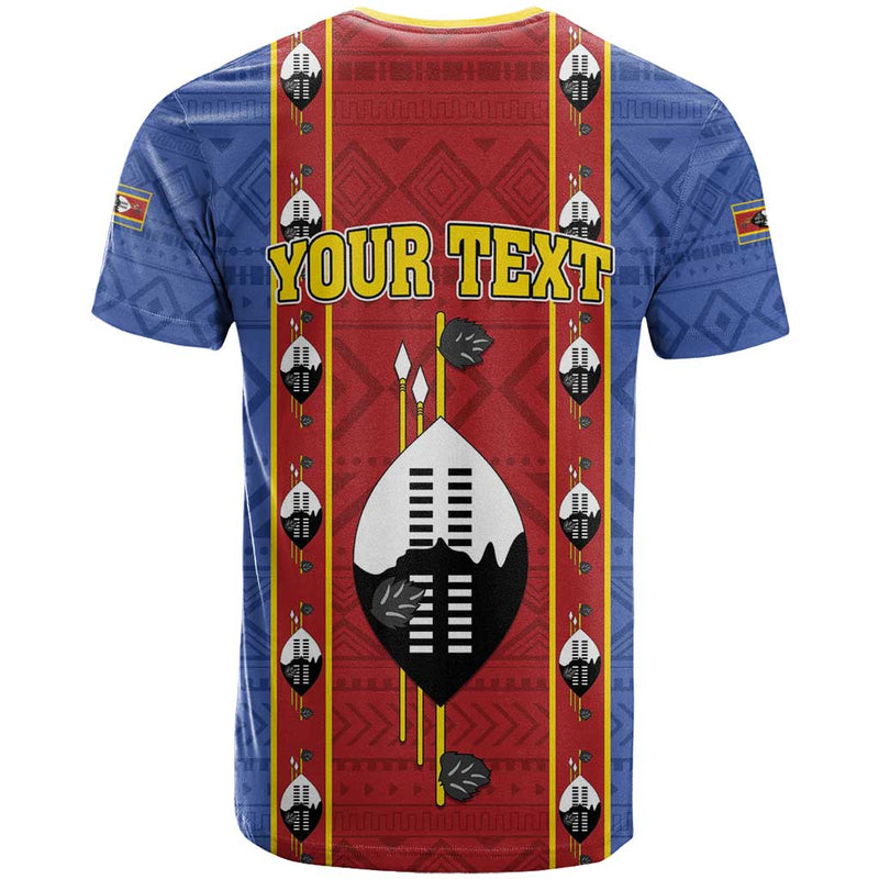 Eswatini African Pattern Swaziland Shield Siyinqaba T Shirt