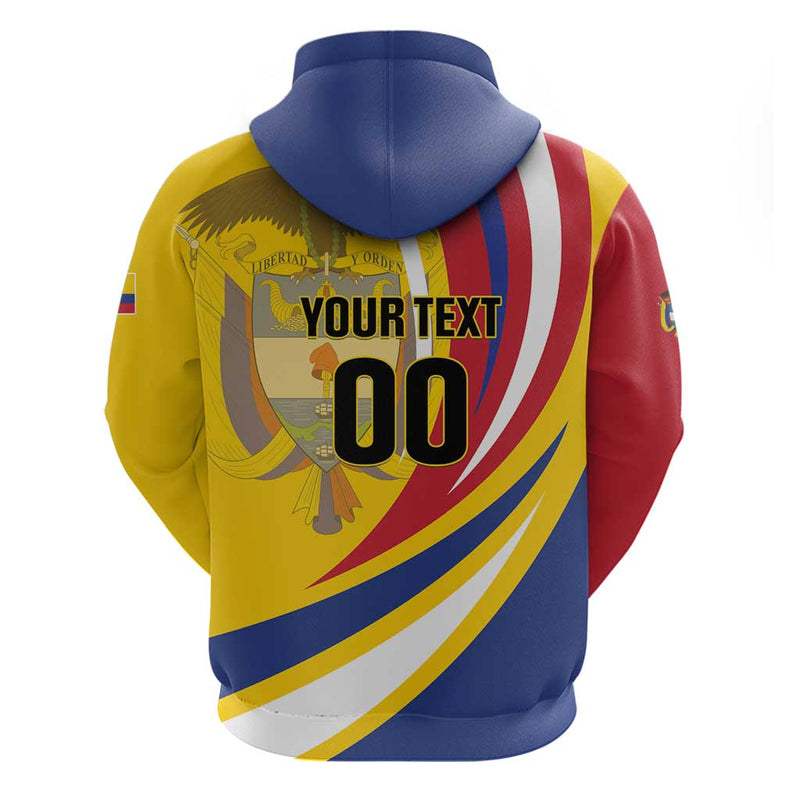 Custom Colombia Rugby Los Tucanes Go Champions Hoodie