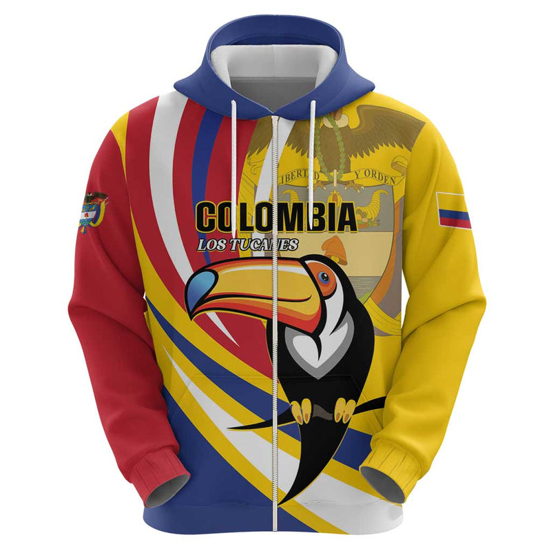 Custom Colombia Rugby Los Tucanes Go Champions Hoodie