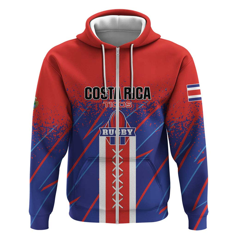 Custom Costa Rica Rugby Ticos Go Champions Hoodie