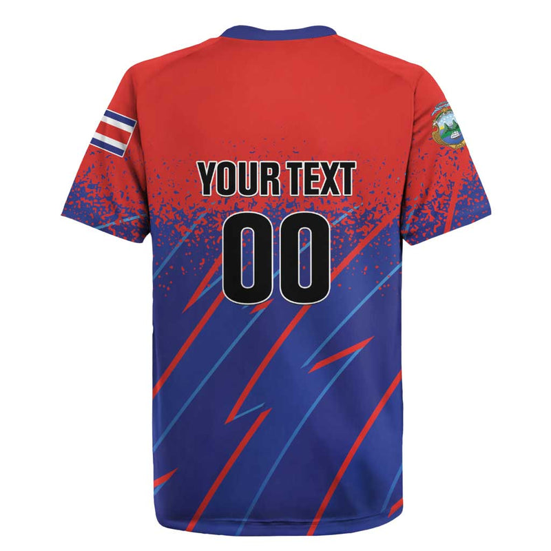 Custom Costa Rica Rugby Ticos Go Champions Rugby Jersey