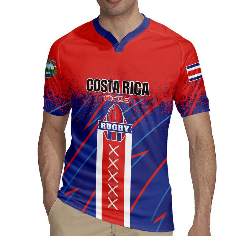 Custom Costa Rica Rugby Ticos Go Champions Rugby Jersey