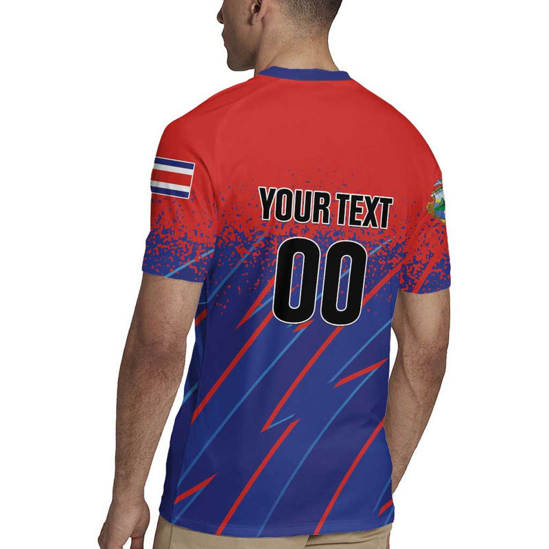 Custom Costa Rica Rugby Ticos Go Champions Rugby Jersey