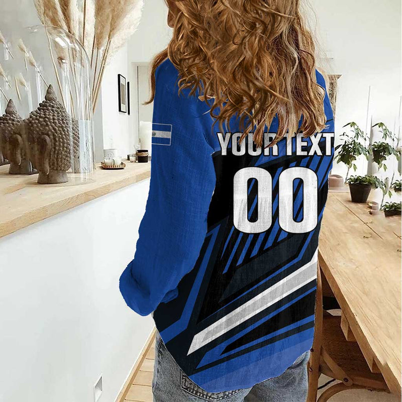 Custom El Salvador Rugby Los Torogoces Go Champions Women Casual Shirt