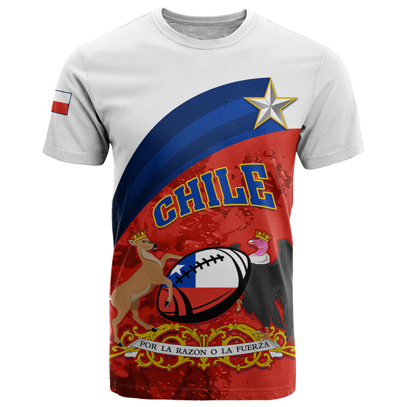 Custom Chile Rugby The Condors Go 2023 World Cup T Shirt