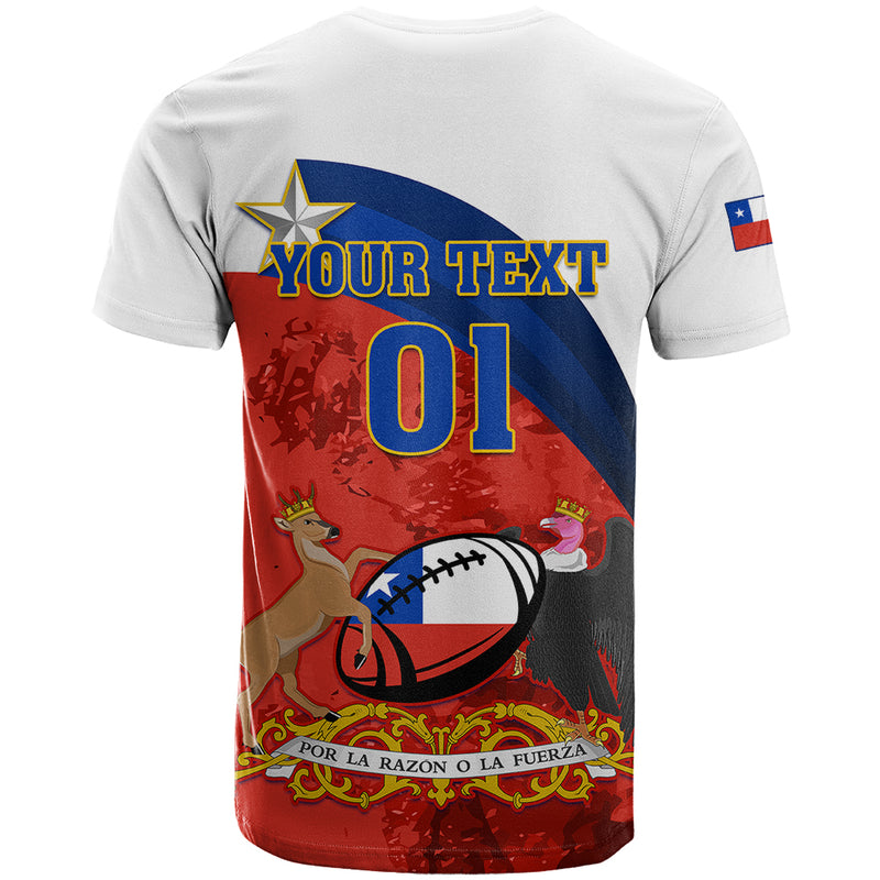 Custom Chile Rugby The Condors Go 2023 World Cup T Shirt