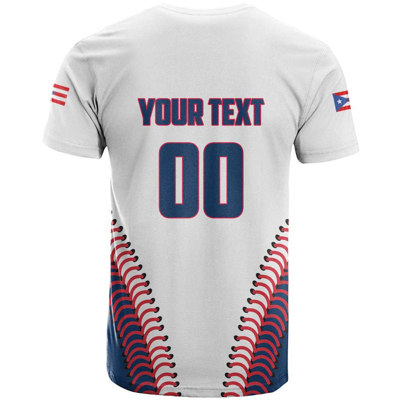 Custom Baseball Puerto Rico 2025 Team Rubio Retro Style T Shirt