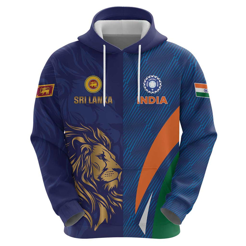 Custom Cricket India Vs Sri Lanka Simple Style Hoodie