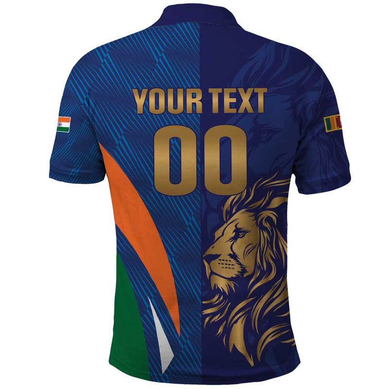 Custom Cricket India Vs Sri Lanka Simple Style Polo Shirt