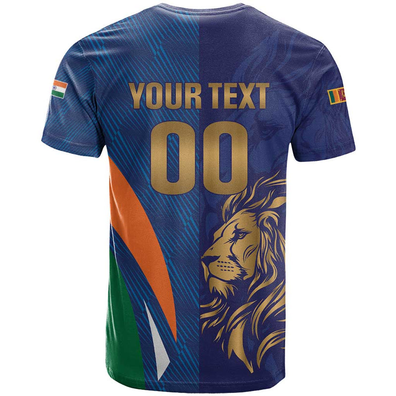 Custom Cricket India Vs Sri Lanka Simple Style T Shirt