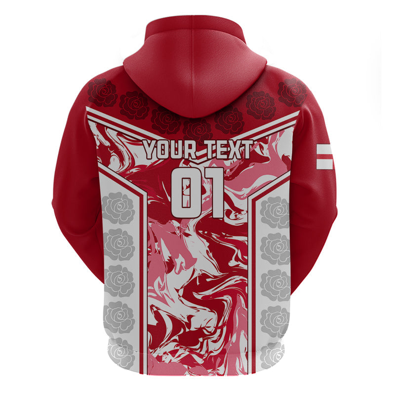Custom England Rugby The Red Rose Come On 2023 World Cup Hoodie