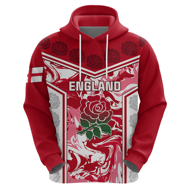 Custom England Rugby The Red Rose Come On 2023 World Cup Hoodie