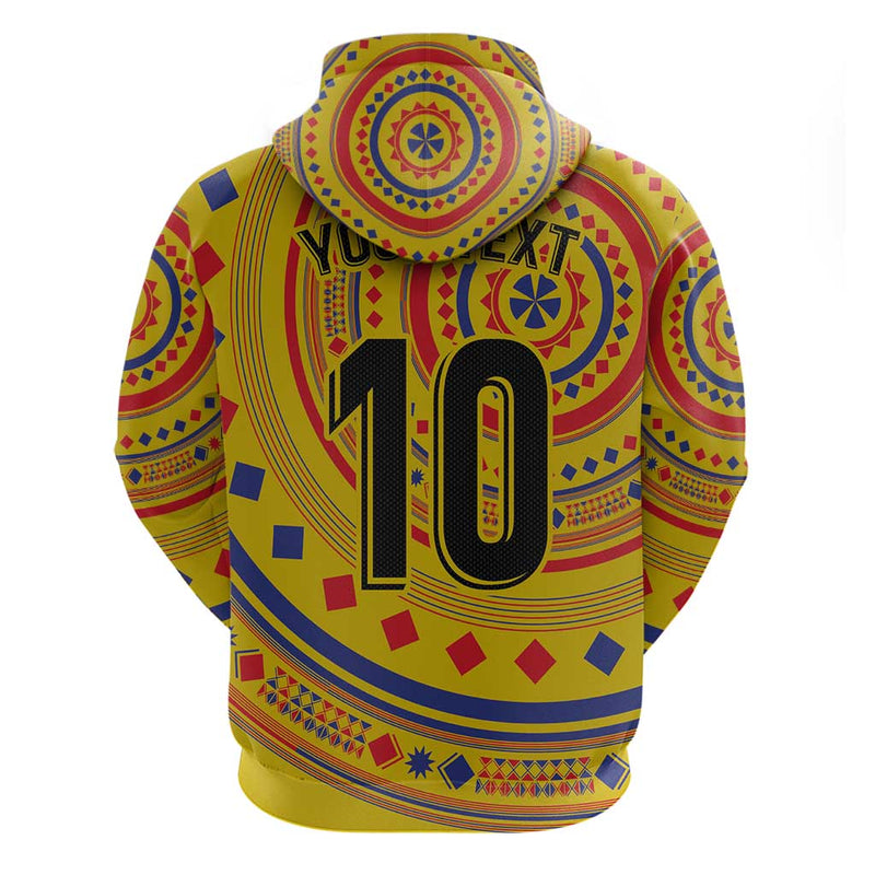 Custom Colombia Football Sporty Vueltiao Hat Hoodie