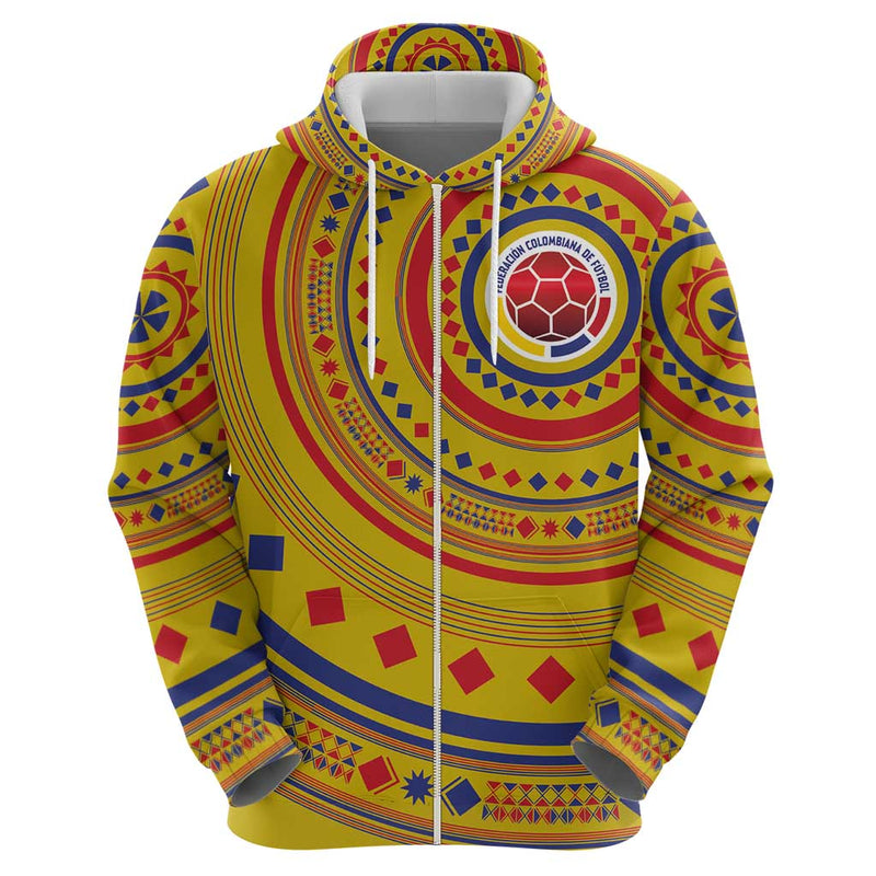 Custom Colombia Football Sporty Vueltiao Hat Hoodie