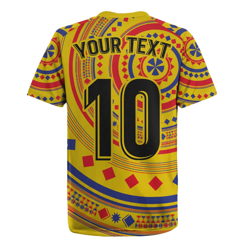 Custom Colombia Football Sporty Vueltiao Hat Rugby Jersey