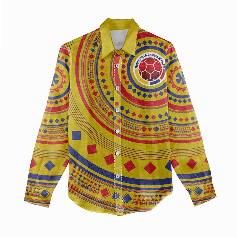 Custom Colombia Football Sporty Vueltiao Hat Women Casual Shirt