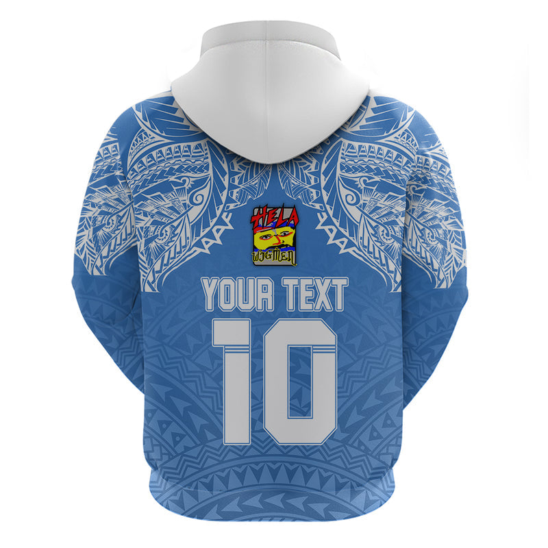 Custom Hela Wigmen Rugby Papua New Guinea Polynesian Tattoo Hoodie