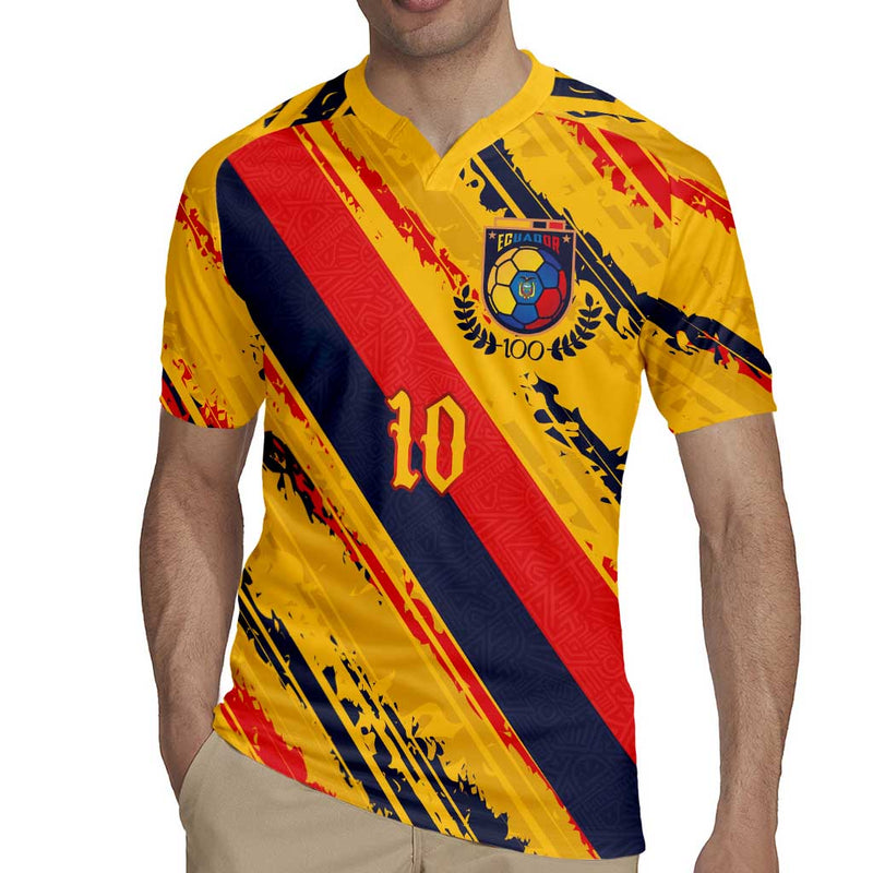 Custom Ecuador Football La Tricolor-100th Anniversary Rugby Jersey