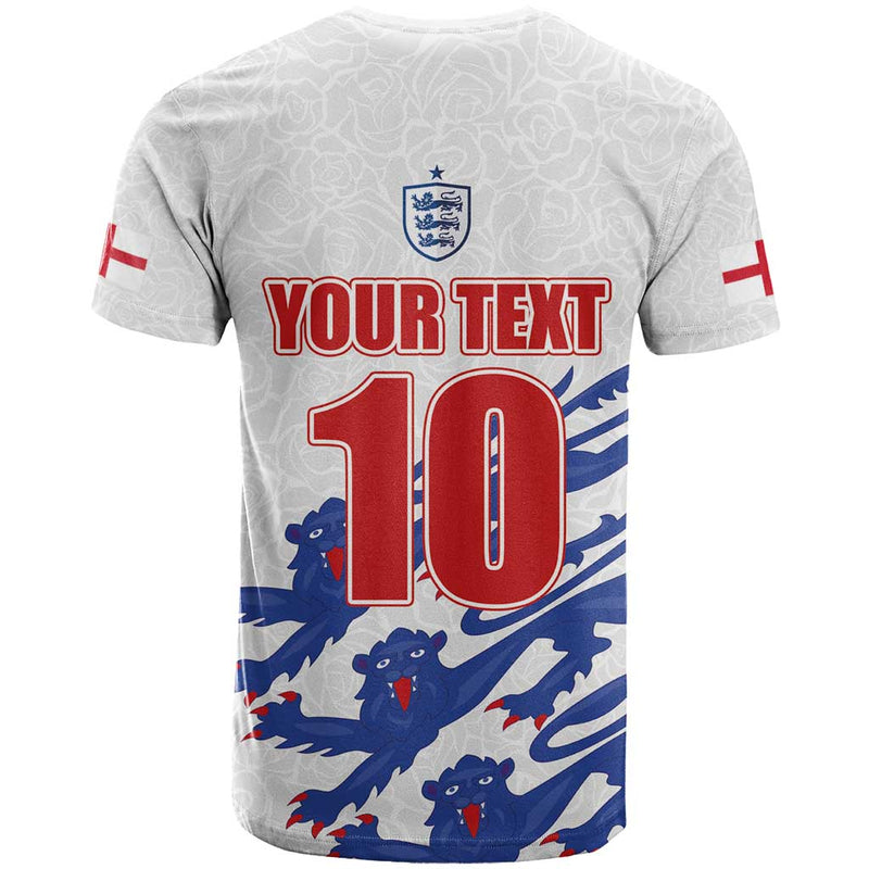 Custom England Football 2024 Road to The Champion Football's Coming Home T Shirt