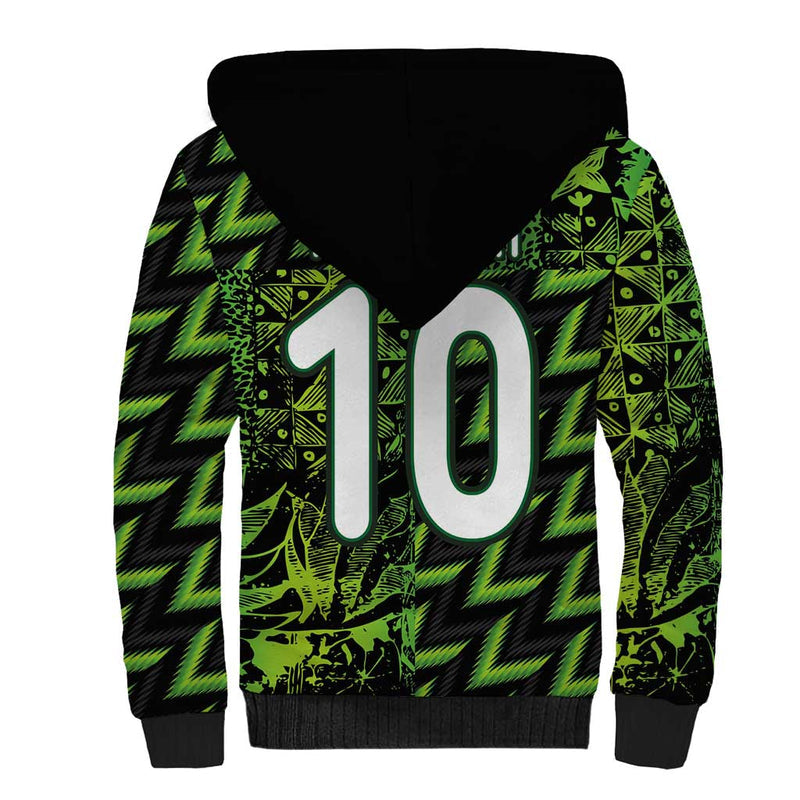 Custom Nigeria Football Super Eagles Champions Sherpa Hoodie