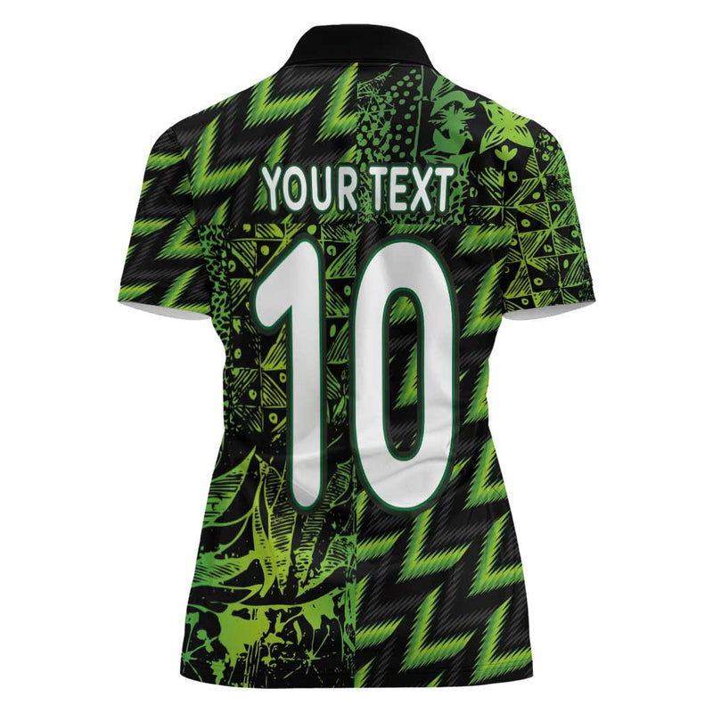 Custom Nigeria Football Super Eagles Champions Women Polo Shirt