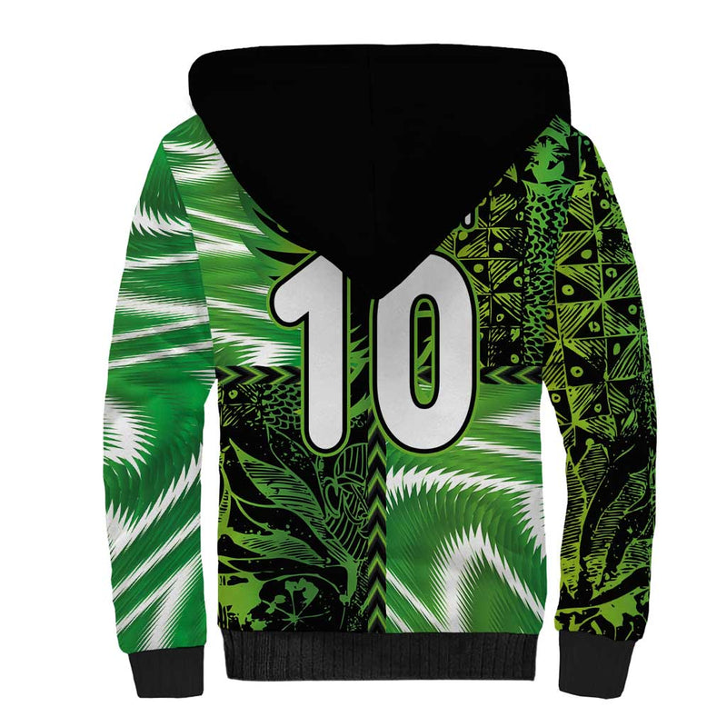 Custom Nigeria Football Super Eagles Spirit Sherpa Hoodie