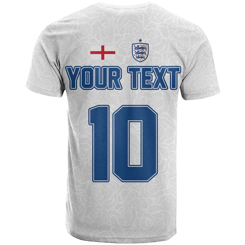 Custom England Football 2024 Road To The Champion T Shirt
