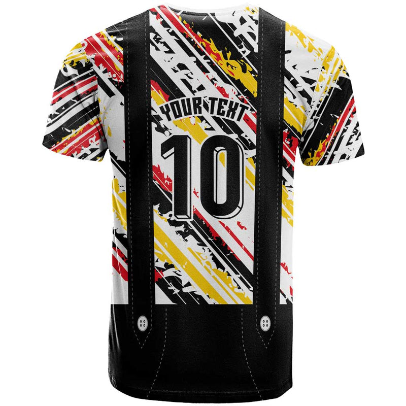 Custom German Football Die Mannschaft-lederhosen Costume Style T Shirt